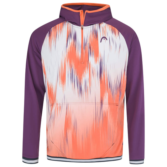 TOPSPIN HOODIE MEN LILA