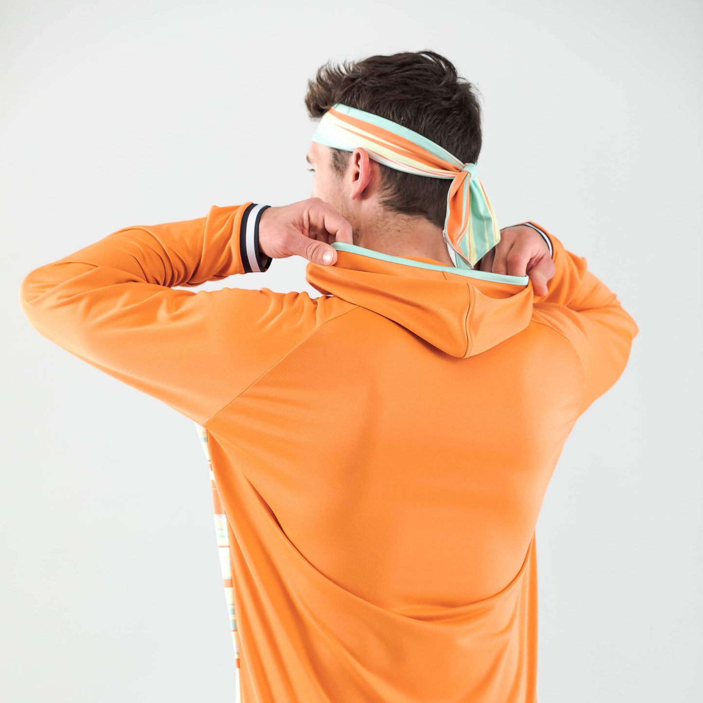 TOPSPIN HOODIE MEN ORANGE