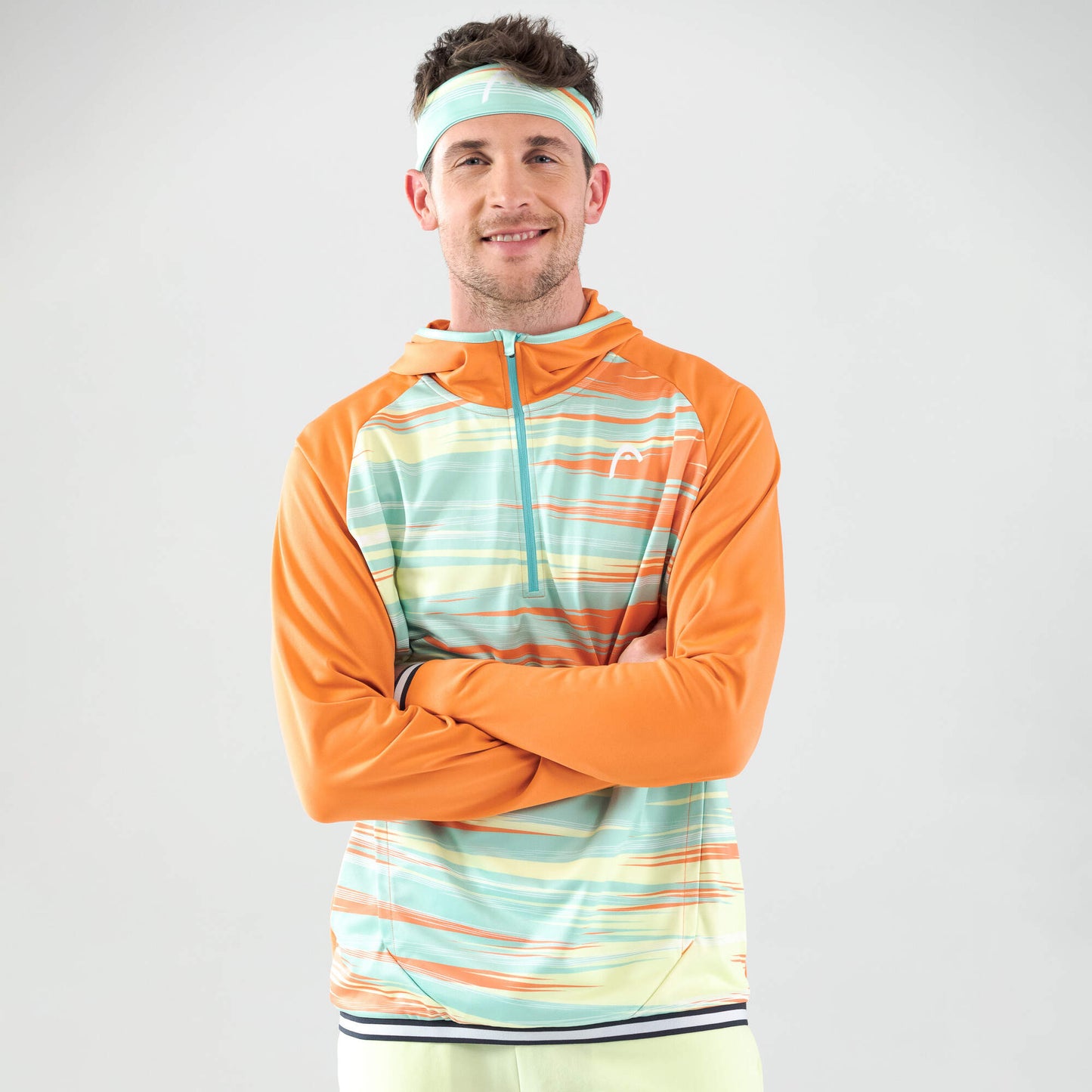 TOPSPIN HOODIE MEN ORANGE