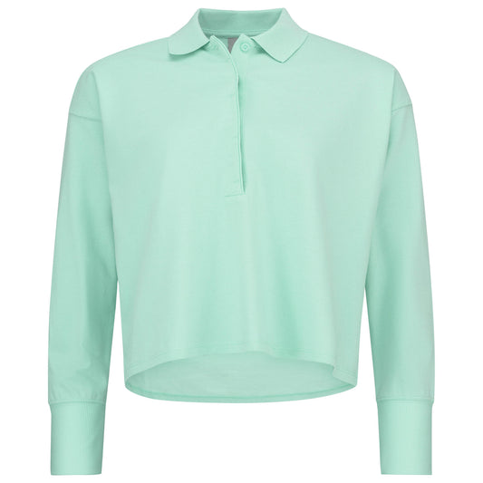 ATL BOXY POLO LS WOMEN